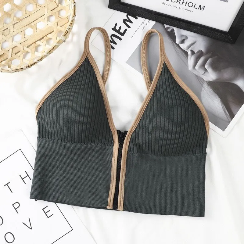 Emery Zipper Cami Top