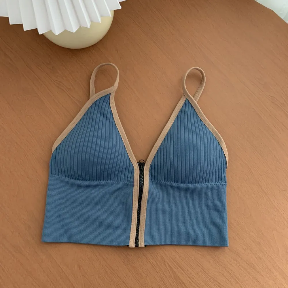 Emery Zipper Cami Top