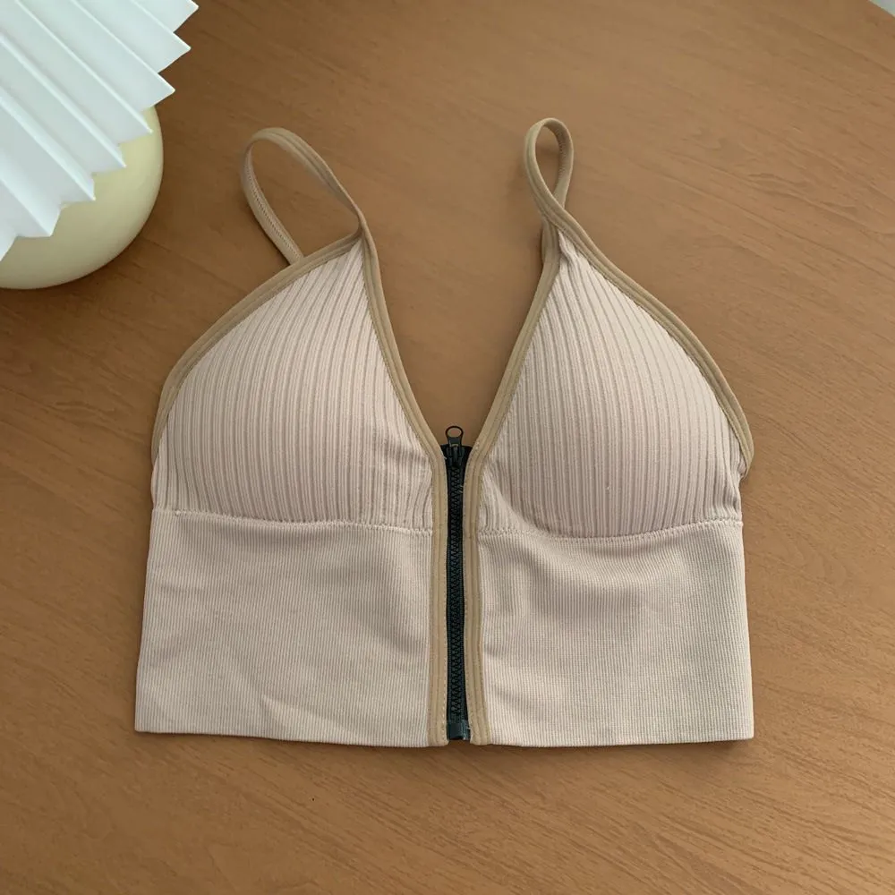 Emery Zipper Cami Top