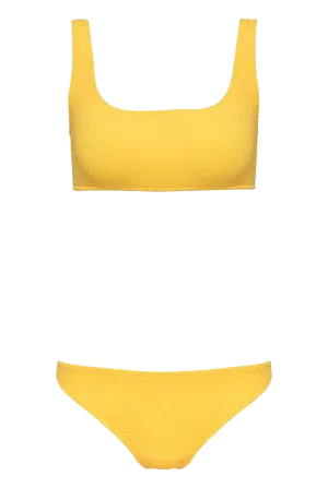 Emily Yellow Scrunch Bikini