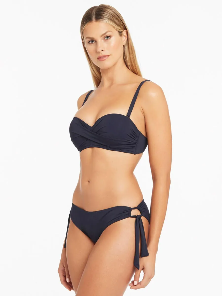 Essentials Tie Side Regular Bottom in Night Sky