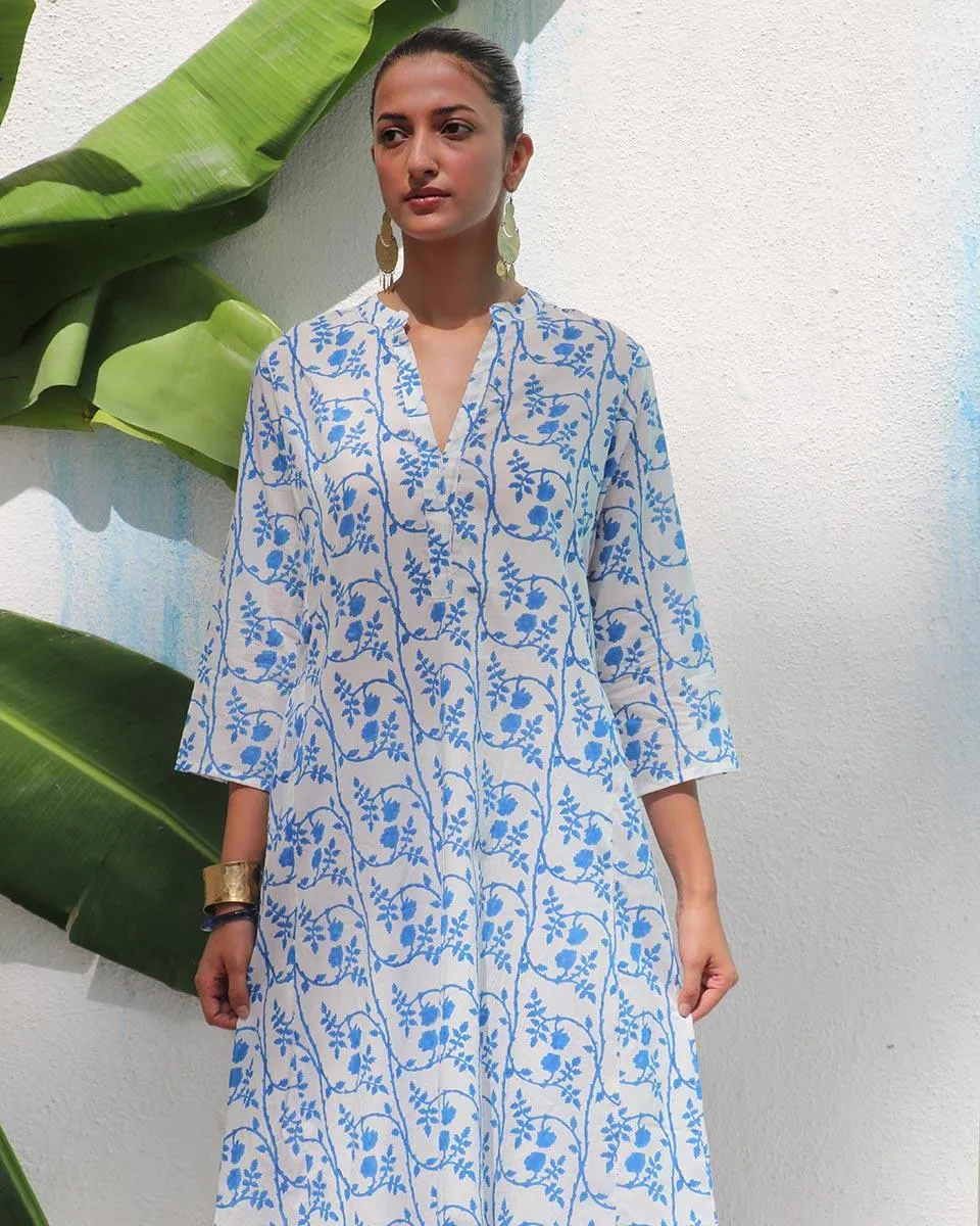 Estelle Handprinted Cotton Kurta Set - WITC