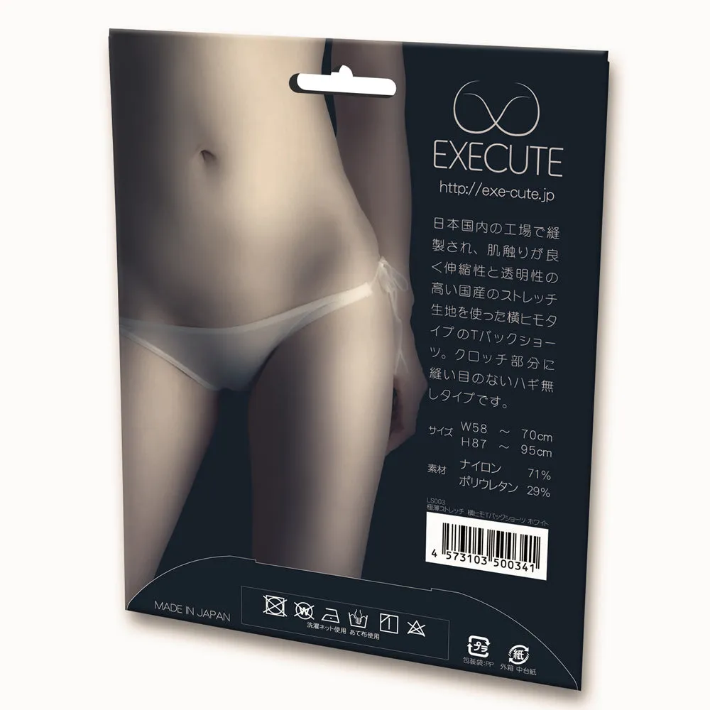 EXECUTE 極薄透視綁帶丁內褲
