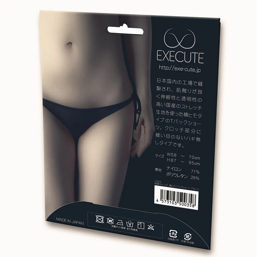 EXECUTE 極薄透視綁帶丁內褲