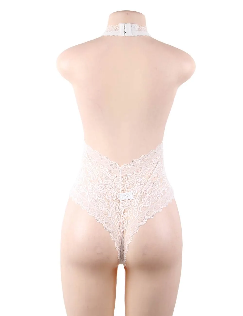 Exquisite Lace Open Cup Teddy With Farawlaya