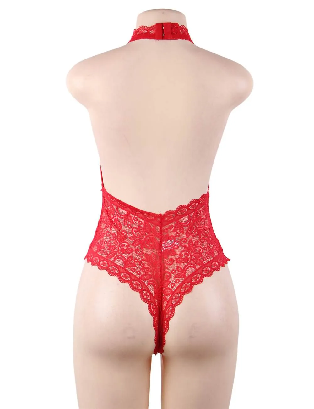 Exquisite Lace Open Cup Teddy With Farawlaya