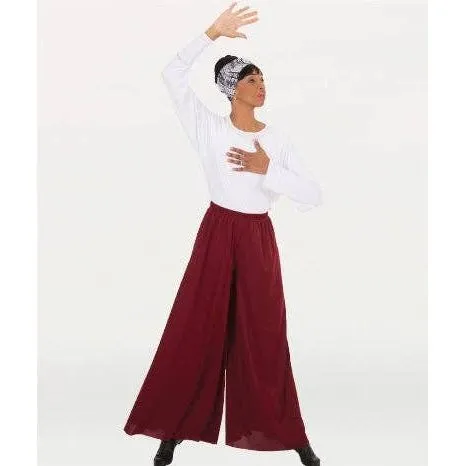 Extra Wide Palazzo Pants DEEP PURPLE /M