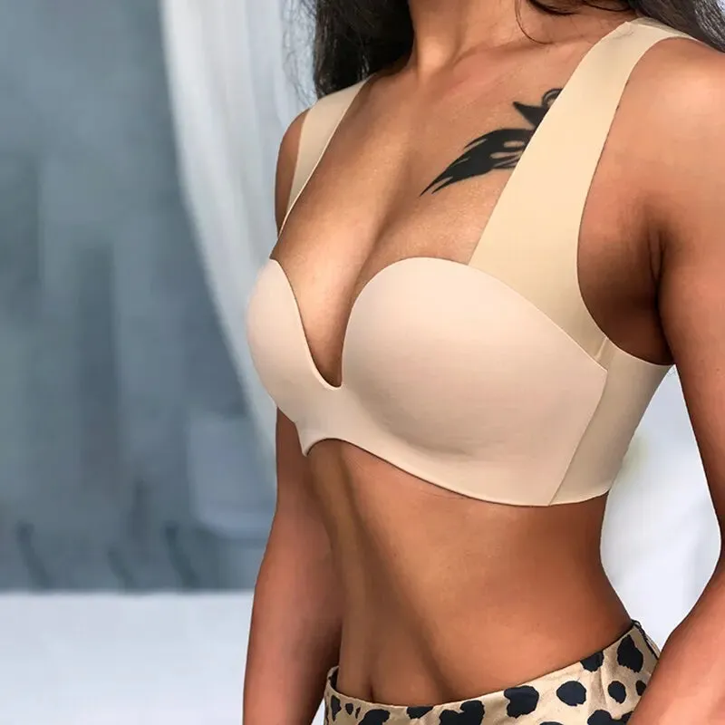 Flarixa Women's Sexy Seamless Wire-Free Tube Top Push Up Bra - 5 Colors Intimates Bralette