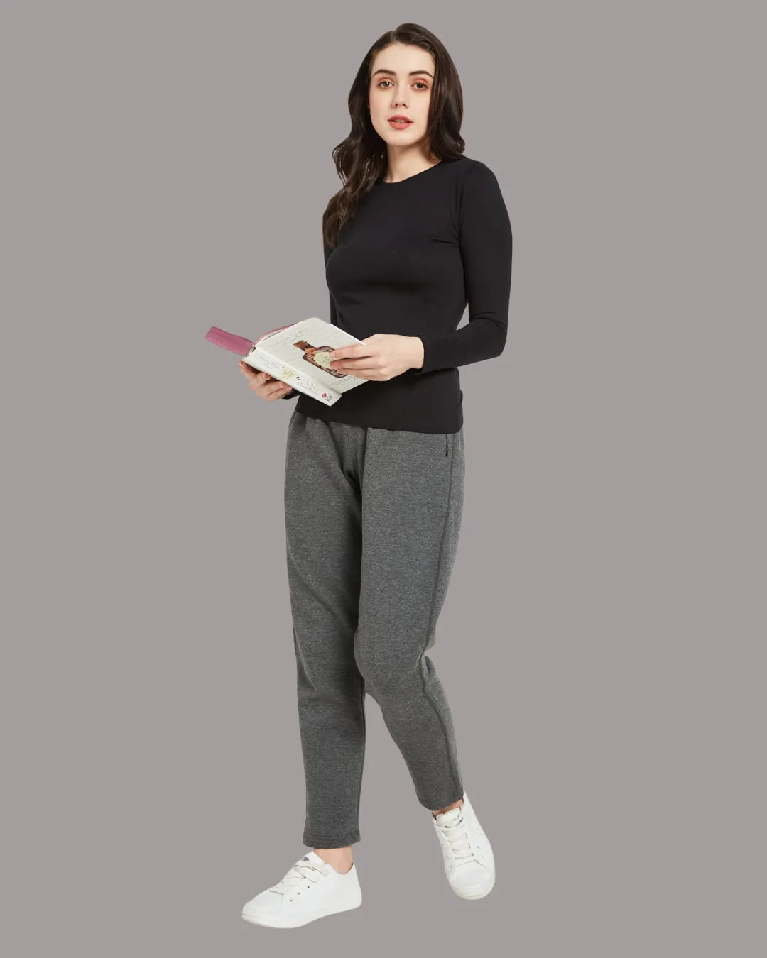 FLEECE BOTTOM -ANTHRA , BLACK, HEATHERGREY, GREEN
