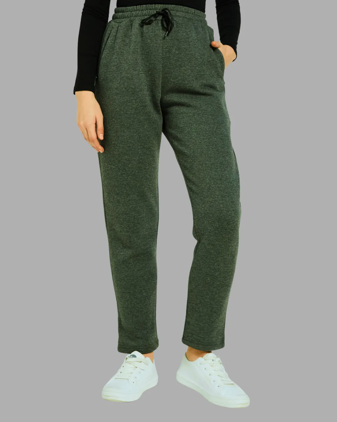 FLEECE BOTTOM -ANTHRA , BLACK, HEATHERGREY, GREEN