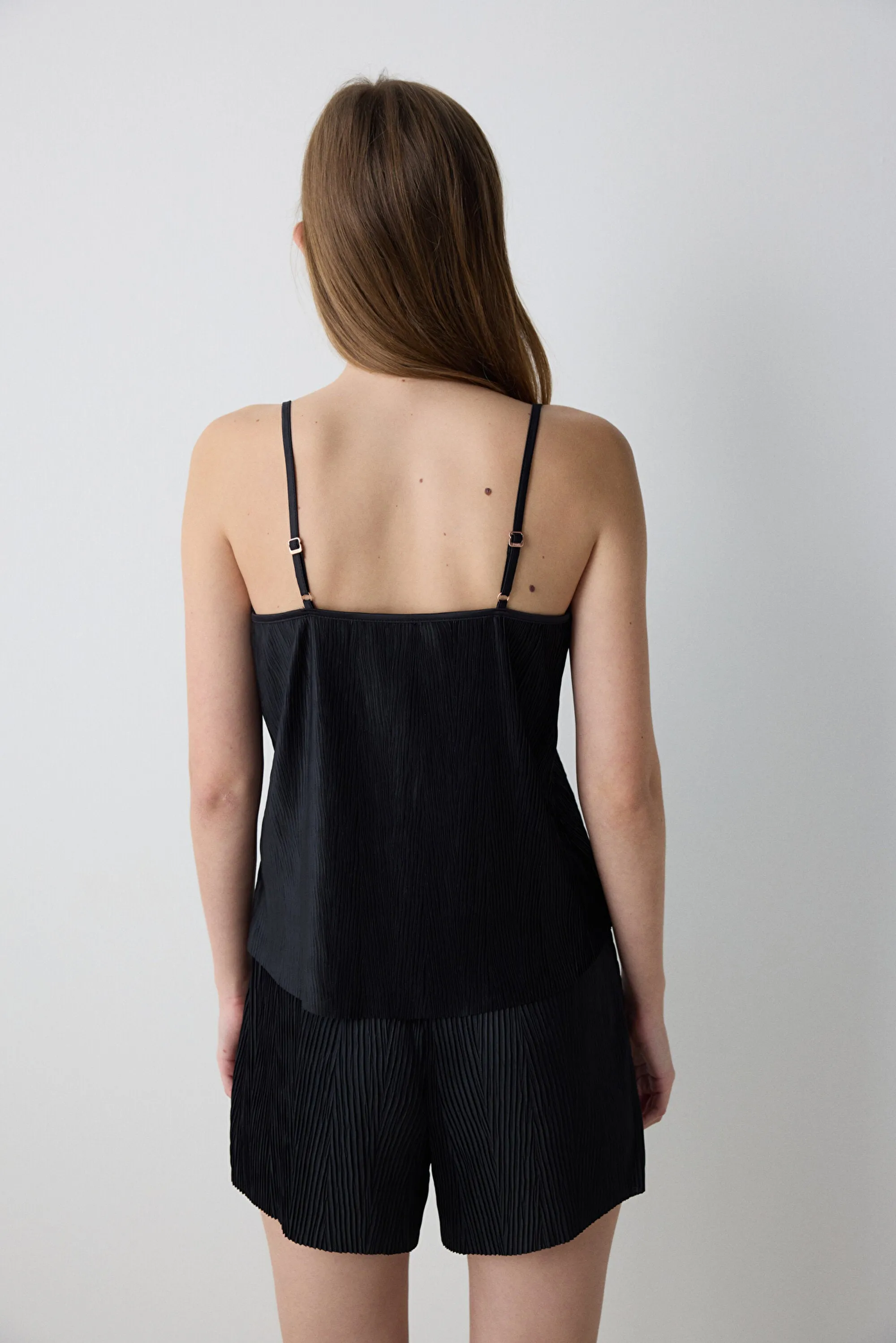 Fleur Black Shorts - Penti Loves Paris Collection