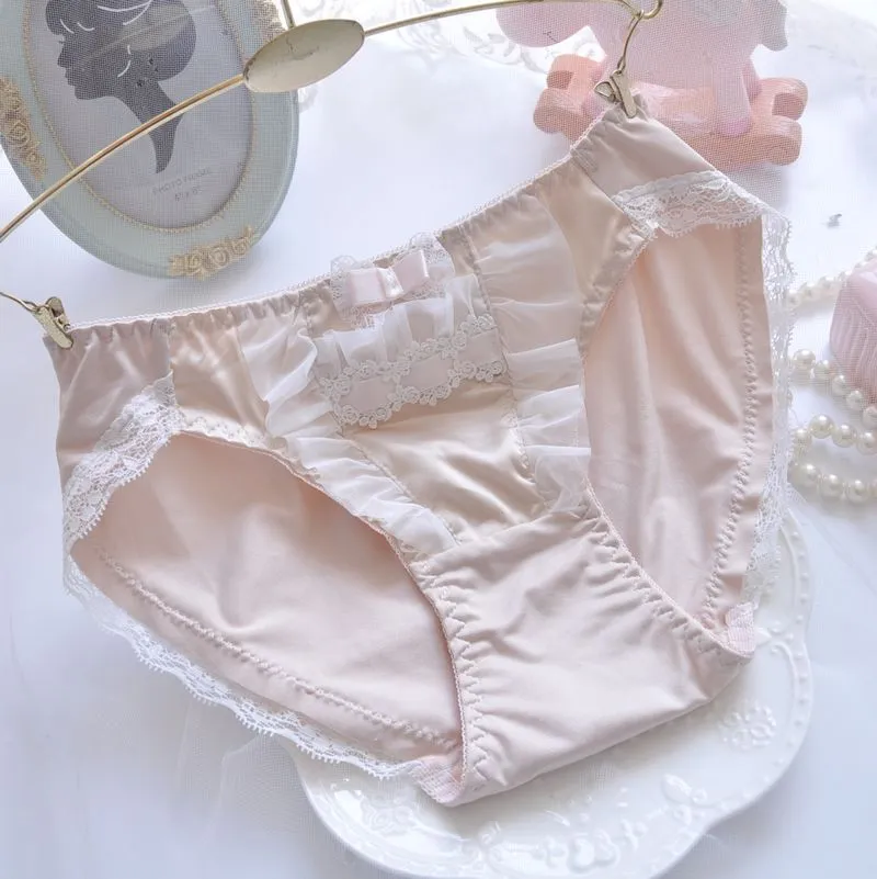 Flirty Coquette 2-Piece Satin Lingerie Set
