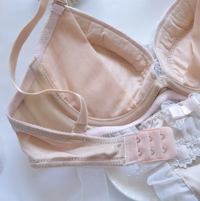 Flirty Coquette 2-Piece Satin Lingerie Set