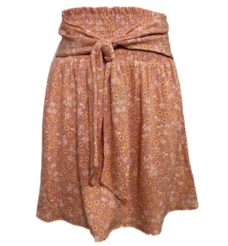 Floral Mini Skirt