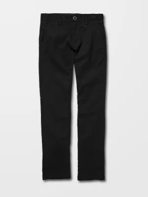 Frickin Modern Stretch Chinohose - BLACK - (KINDER)