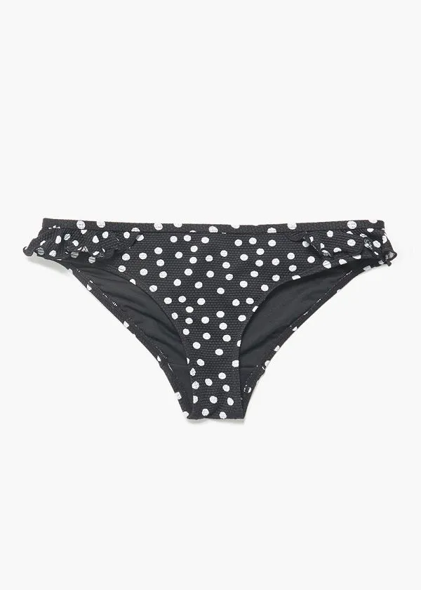 Frill Spot Bikini Bottoms