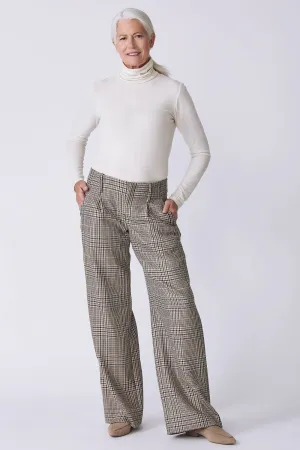 Gabby Trouser - Multi Plaid