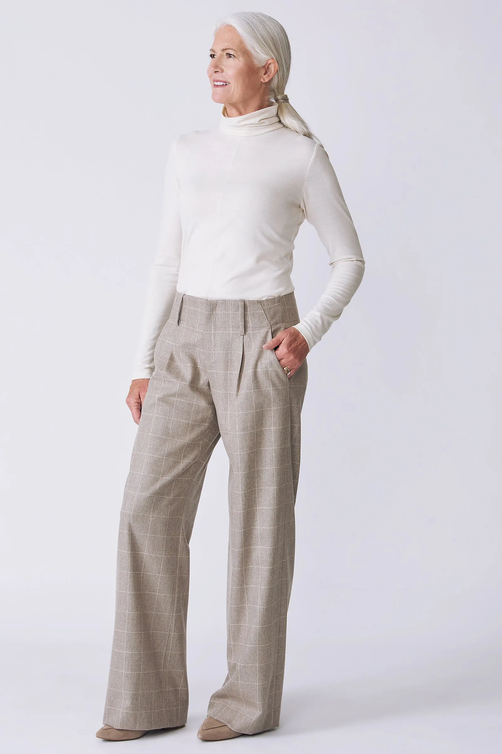 Gabby Trouser - Windowpane