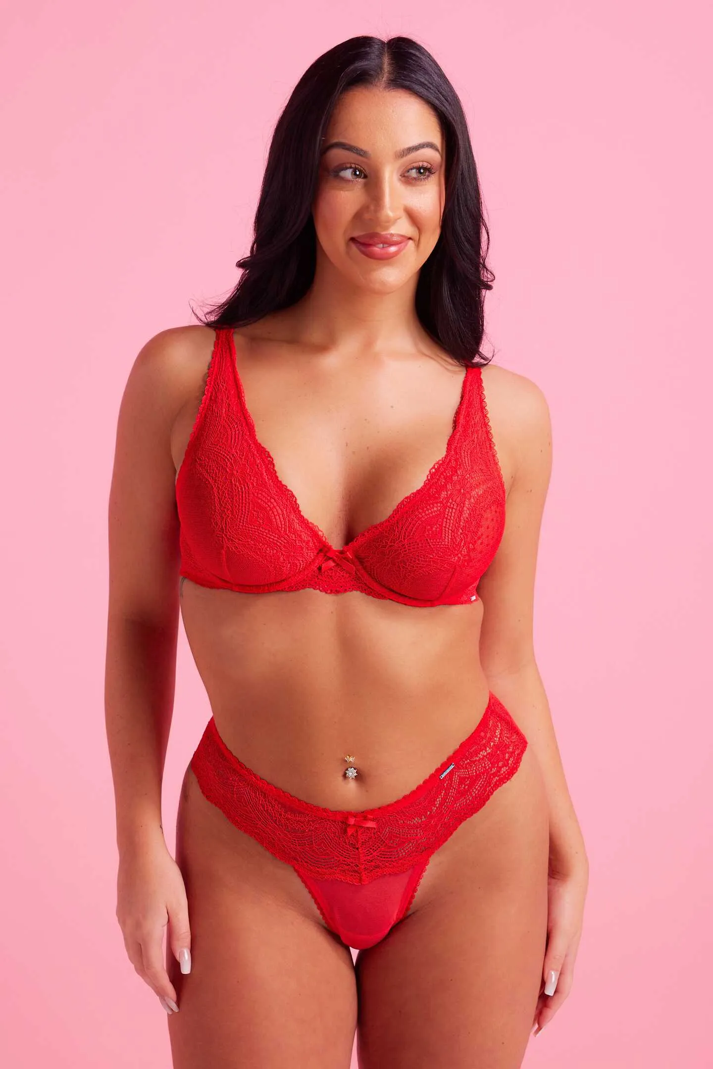 Giselle Lace Brazilian Red