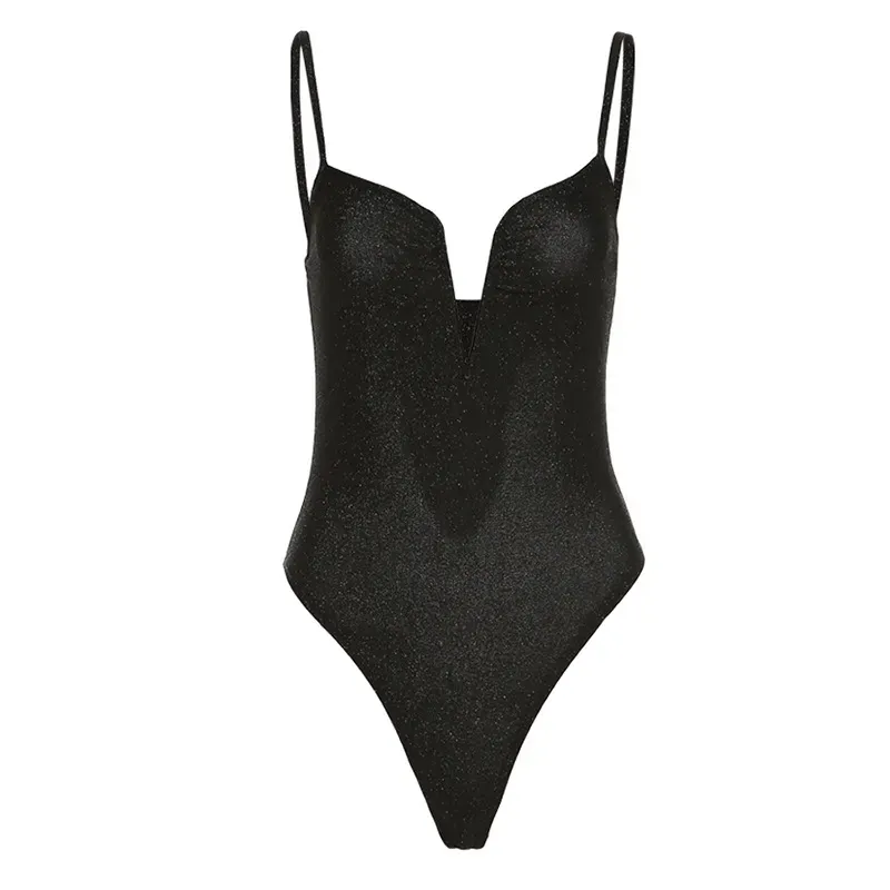 Glam Hour Plunge Bodysuit