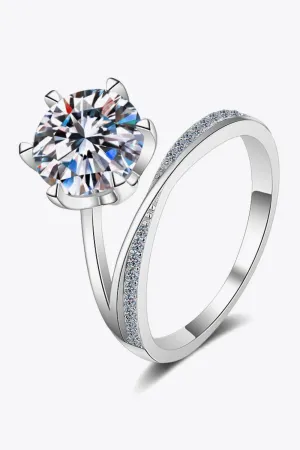Hazel Blues® | 3 Carat Moissanite 6-Prong Ring