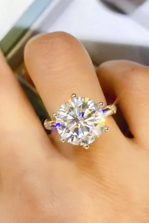 Hazel Blues® | 5 Carat Moissanite 6-Prong Ring