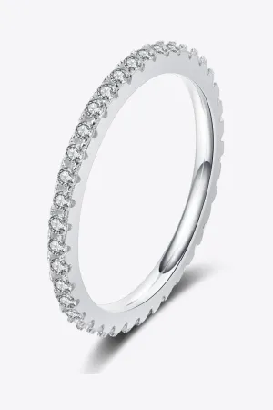 Hazel Blues® | Curious Time 925 Sterling Silver Moissanite Ring