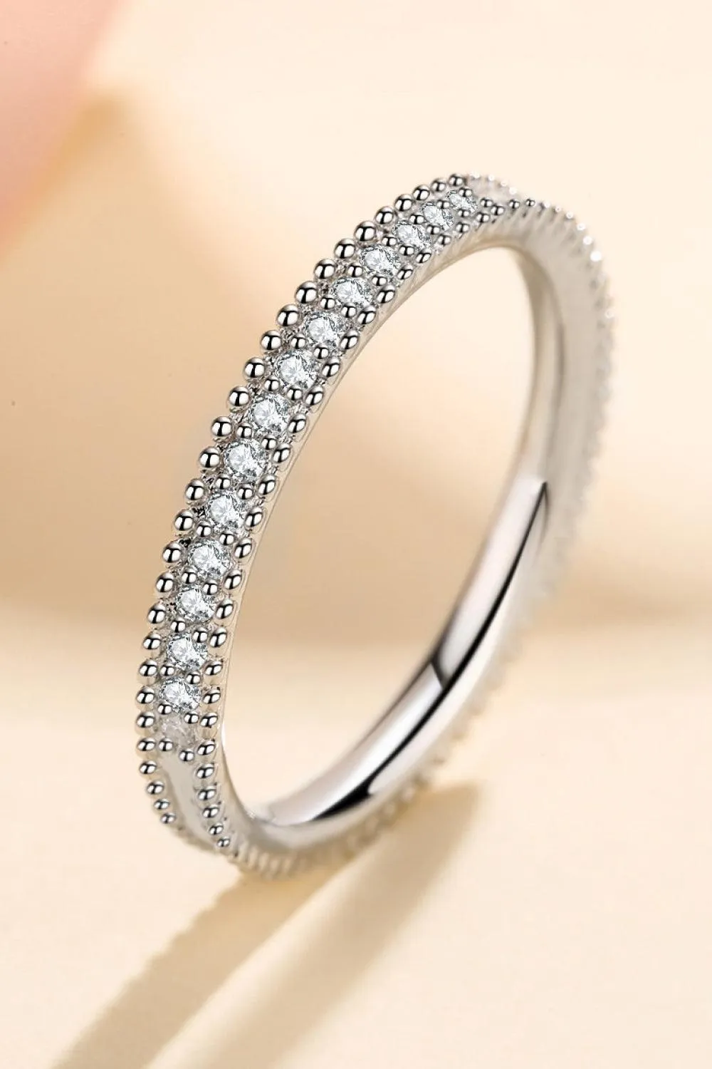 Hazel Blues® | Drop Everything Now Moissanite Ring