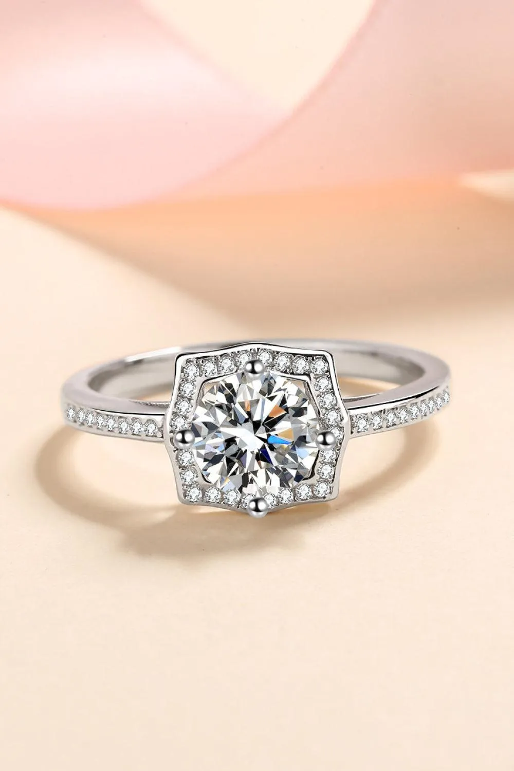 Hazel Blues® | Embrace The Joy 1 Carat Moissanite Ring