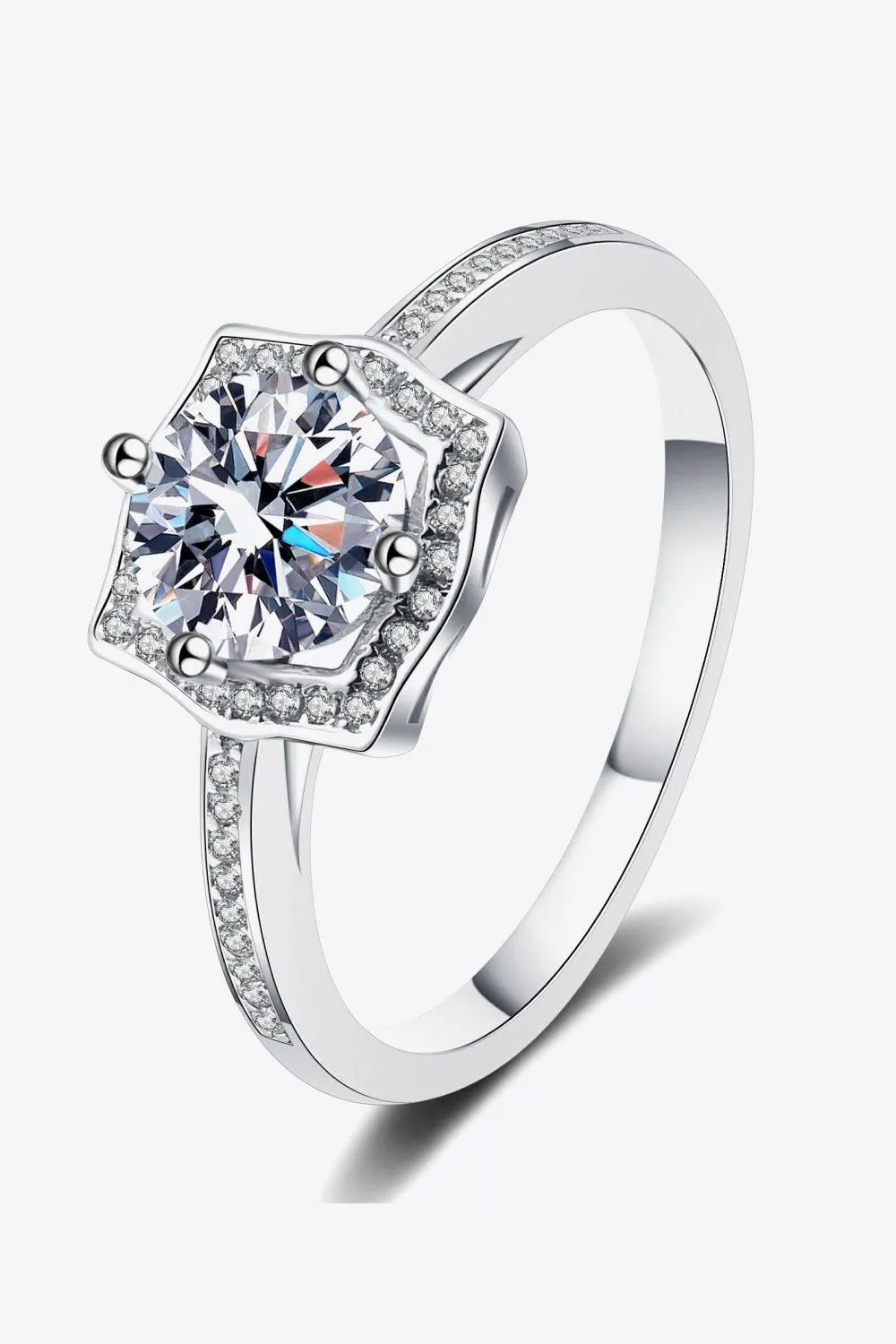 Hazel Blues® | Embrace The Joy 1 Carat Moissanite Ring
