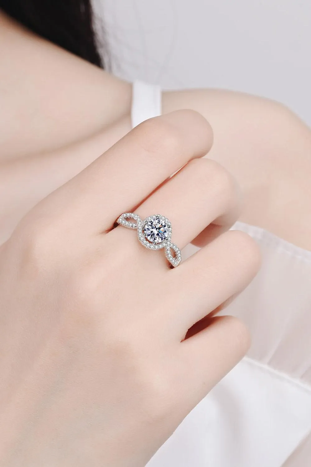 Hazel Blues® | Feel The Joy 925 Sterling Silver Moissanite Ring