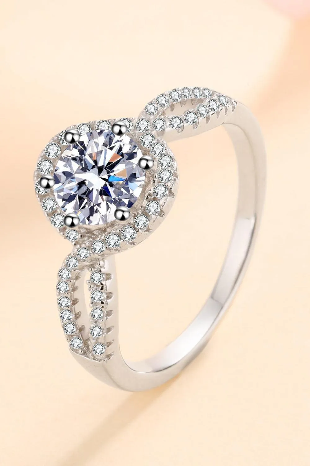 Hazel Blues® | Feel The Joy 925 Sterling Silver Moissanite Ring