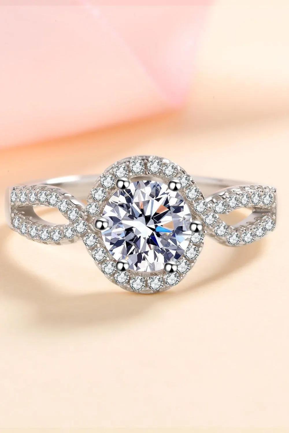 Hazel Blues® | Feel The Joy 925 Sterling Silver Moissanite Ring