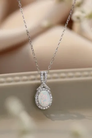 Hazel Blues® |  Feeling My Best Opal Pendant Necklace