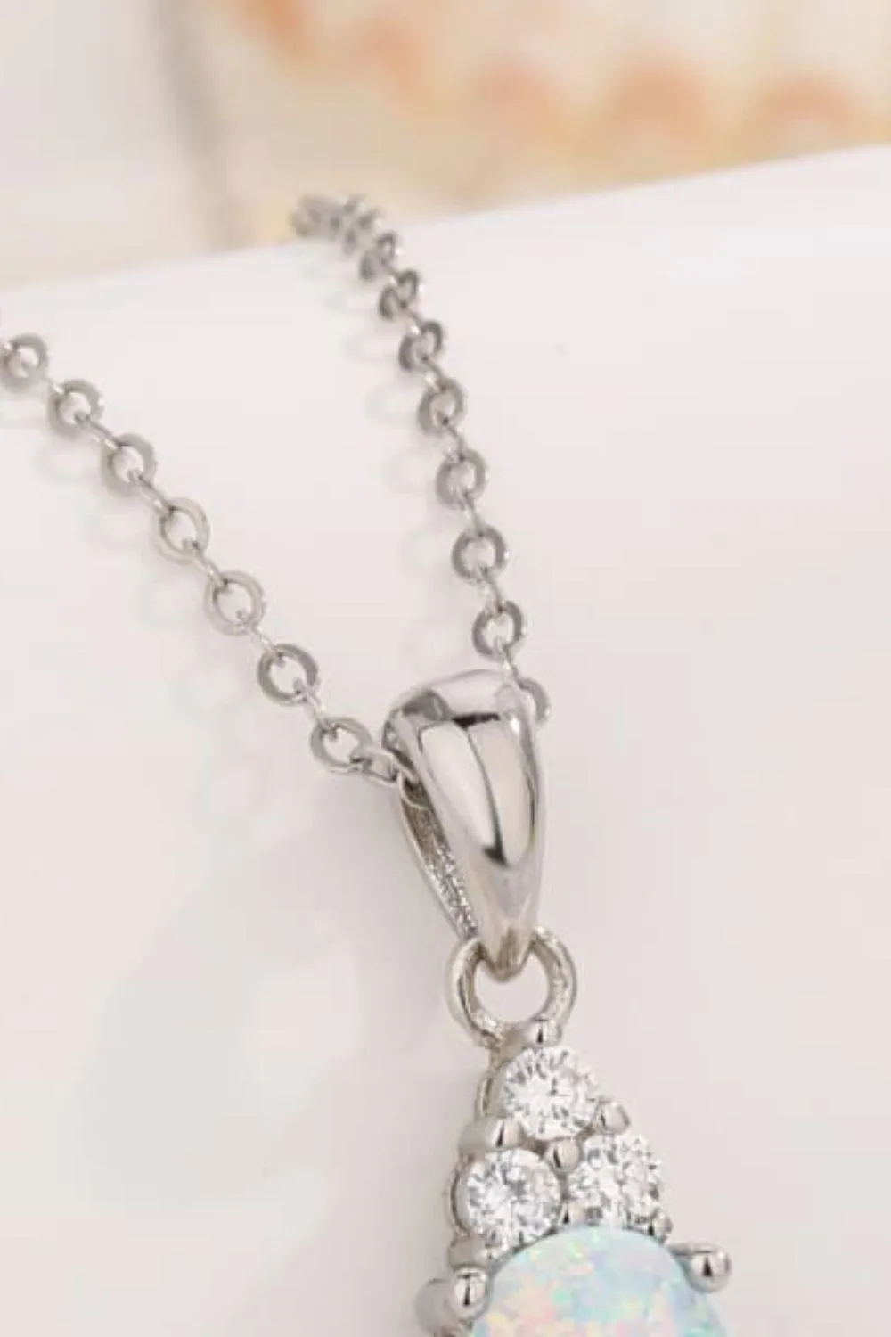 Hazel Blues® |  Find Your Center Opal Pendant Necklace