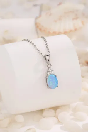 Hazel Blues® |  Find Your Center Opal Pendant Necklace