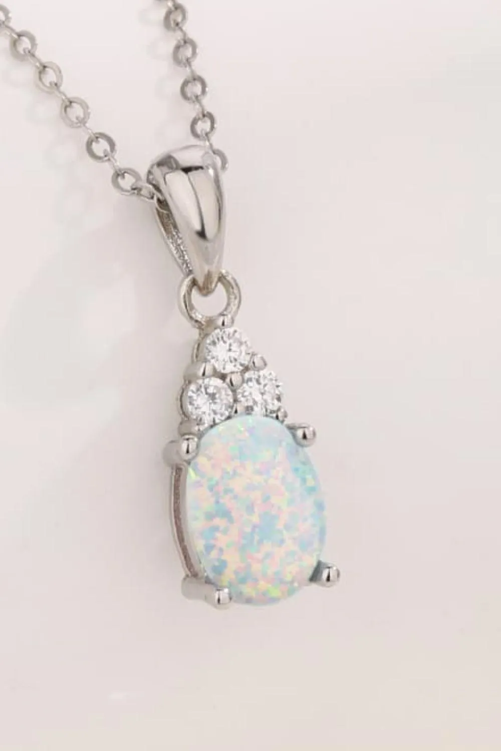 Hazel Blues® |  Find Your Center Opal Pendant Necklace