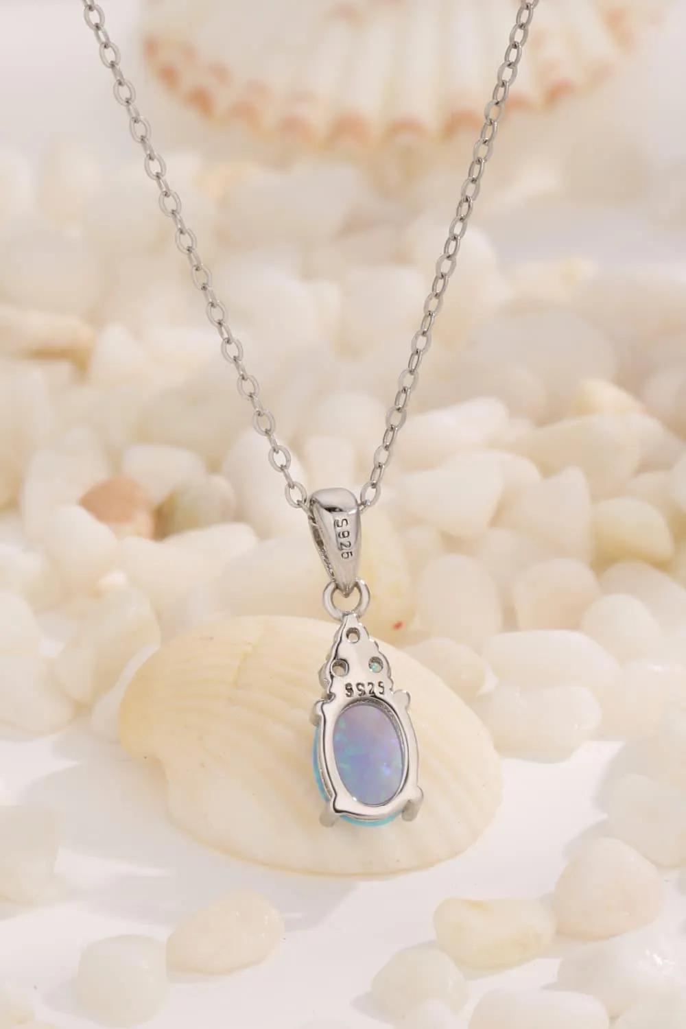 Hazel Blues® |  Find Your Center Opal Pendant Necklace