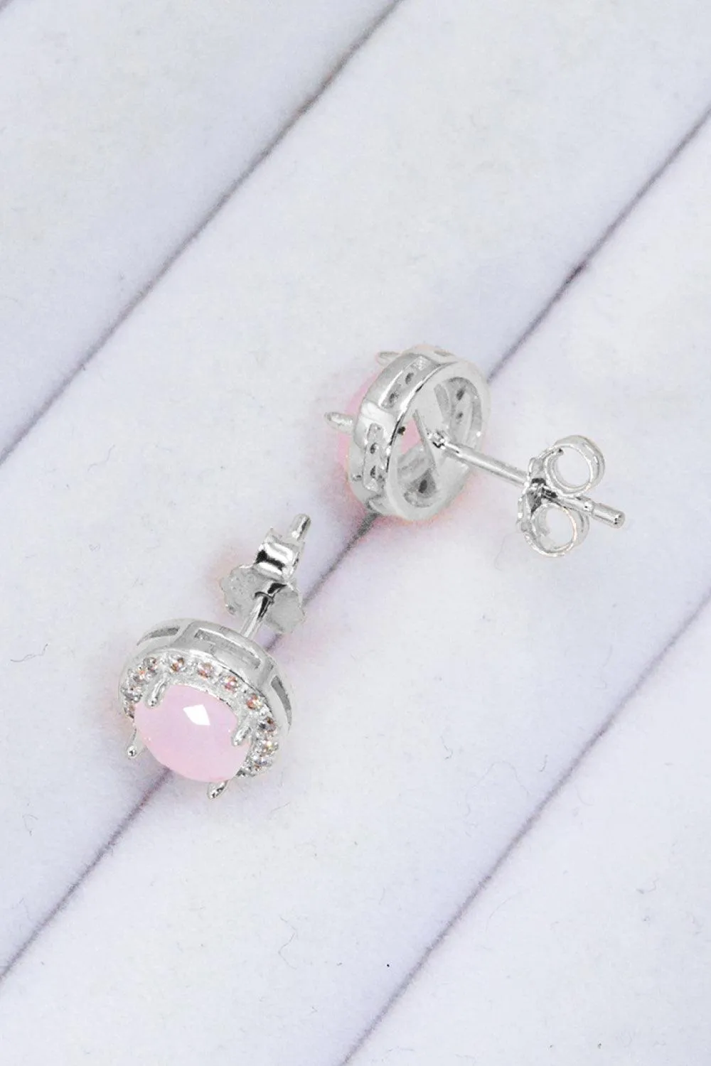 Hazel Blues® | Give It To You 925 Sterling Silver Quartz Earrings