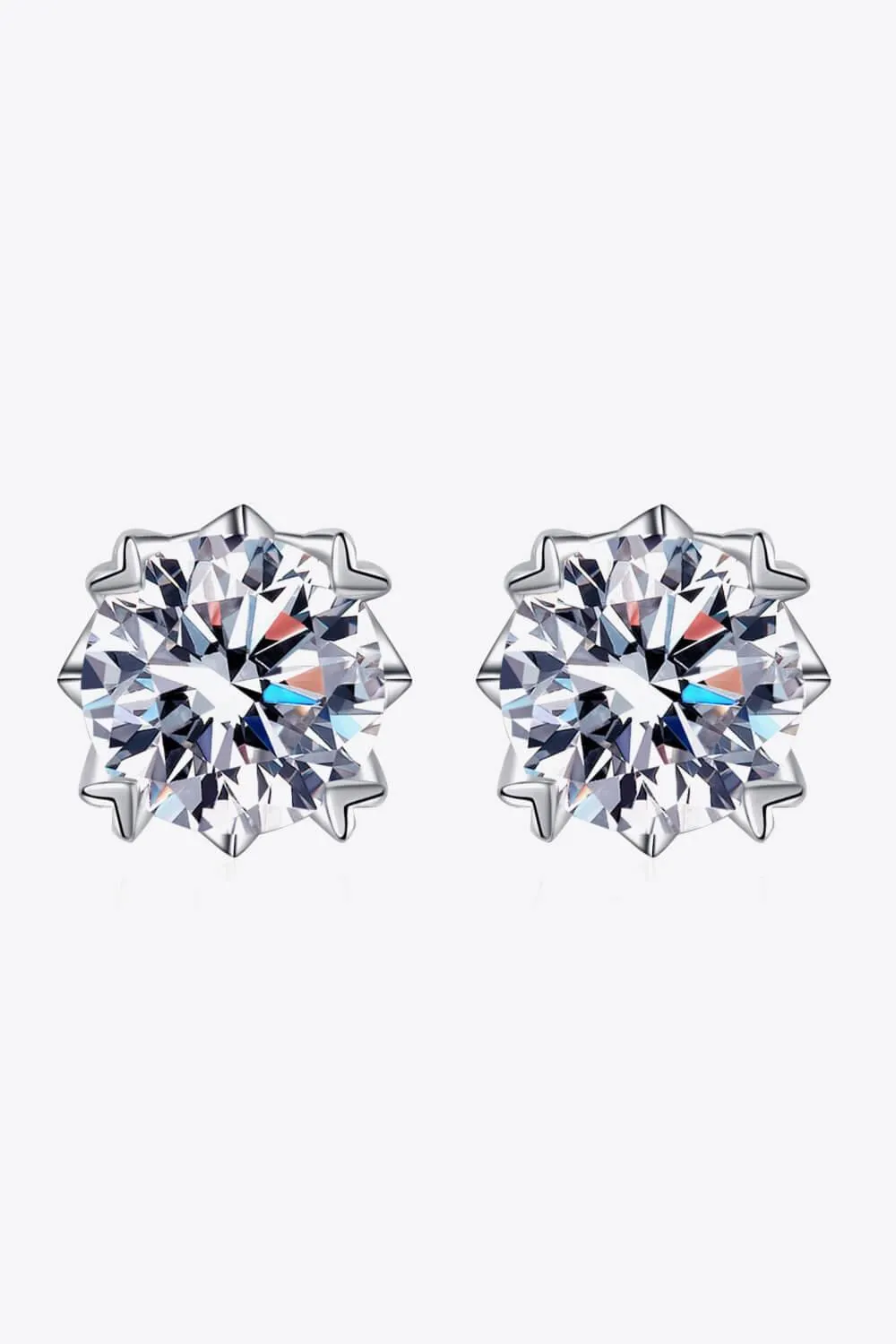 Hazel Blues® | Good Day In My Mind Moissanite Stud Earrings