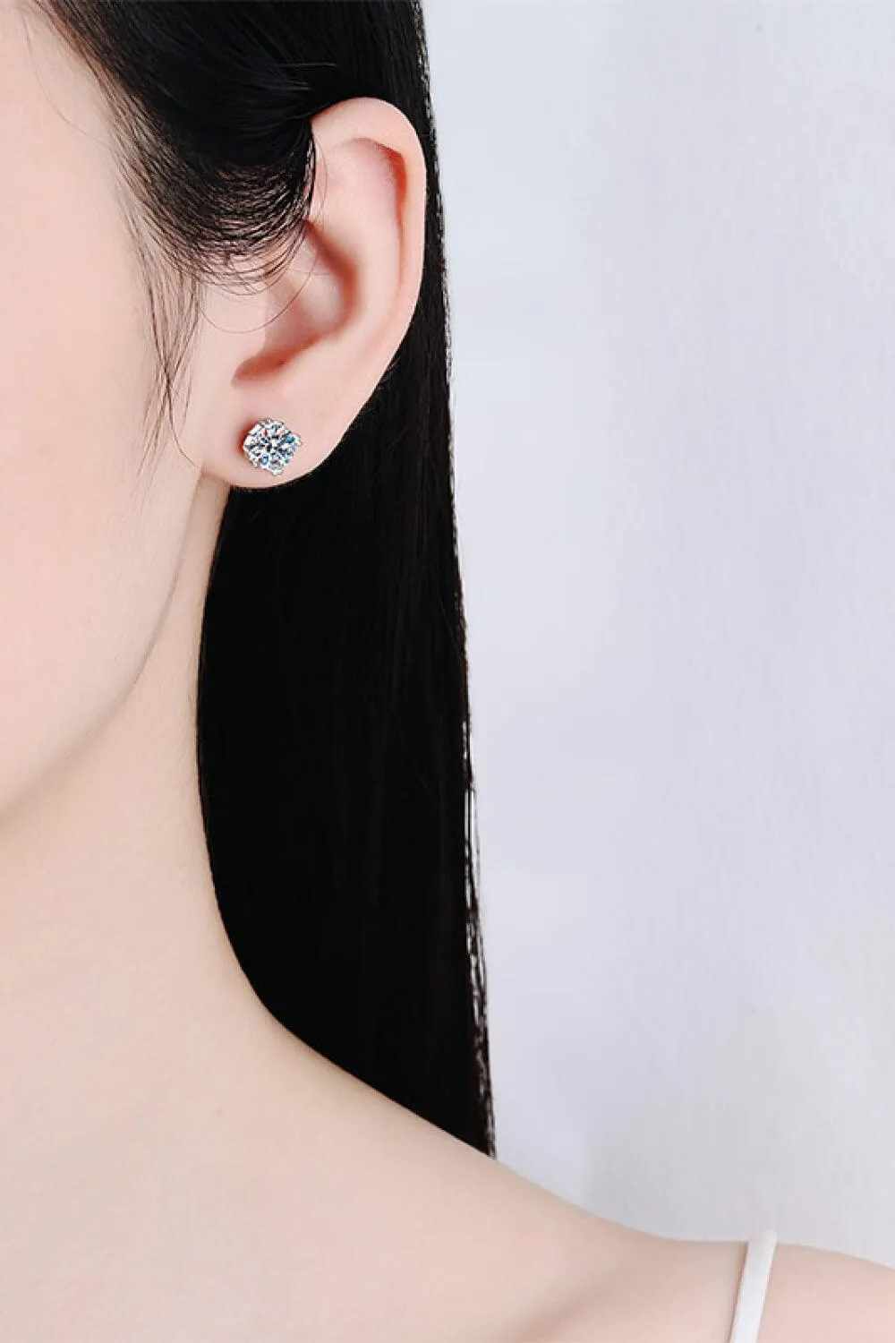 Hazel Blues® | Good Day In My Mind Moissanite Stud Earrings