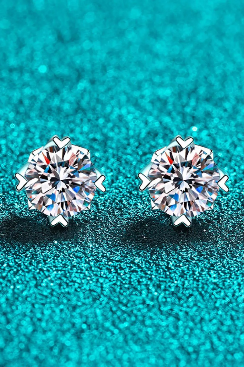 Hazel Blues® | Good Day In My Mind Moissanite Stud Earrings
