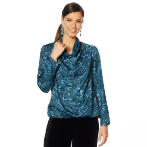 Heidi Daus Women's Divine Miss Paisley Printed Top