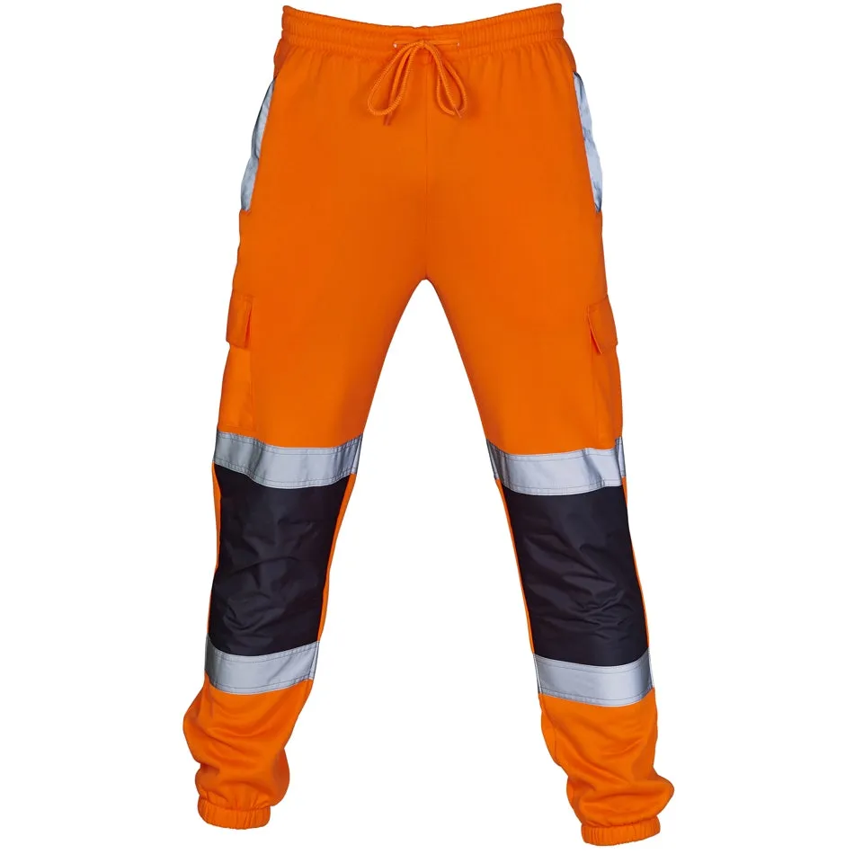 Hi Vis 2 Tone Jogging Bottoms