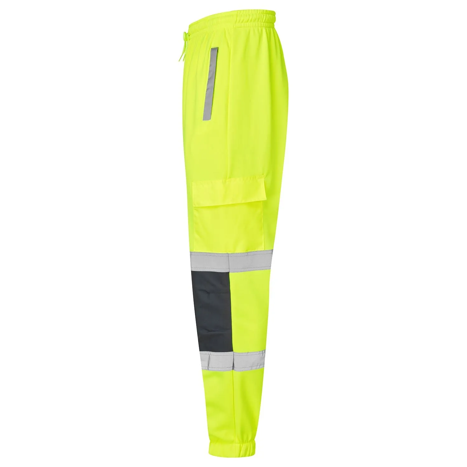 Hi Vis 2 Tone Jogging Bottoms