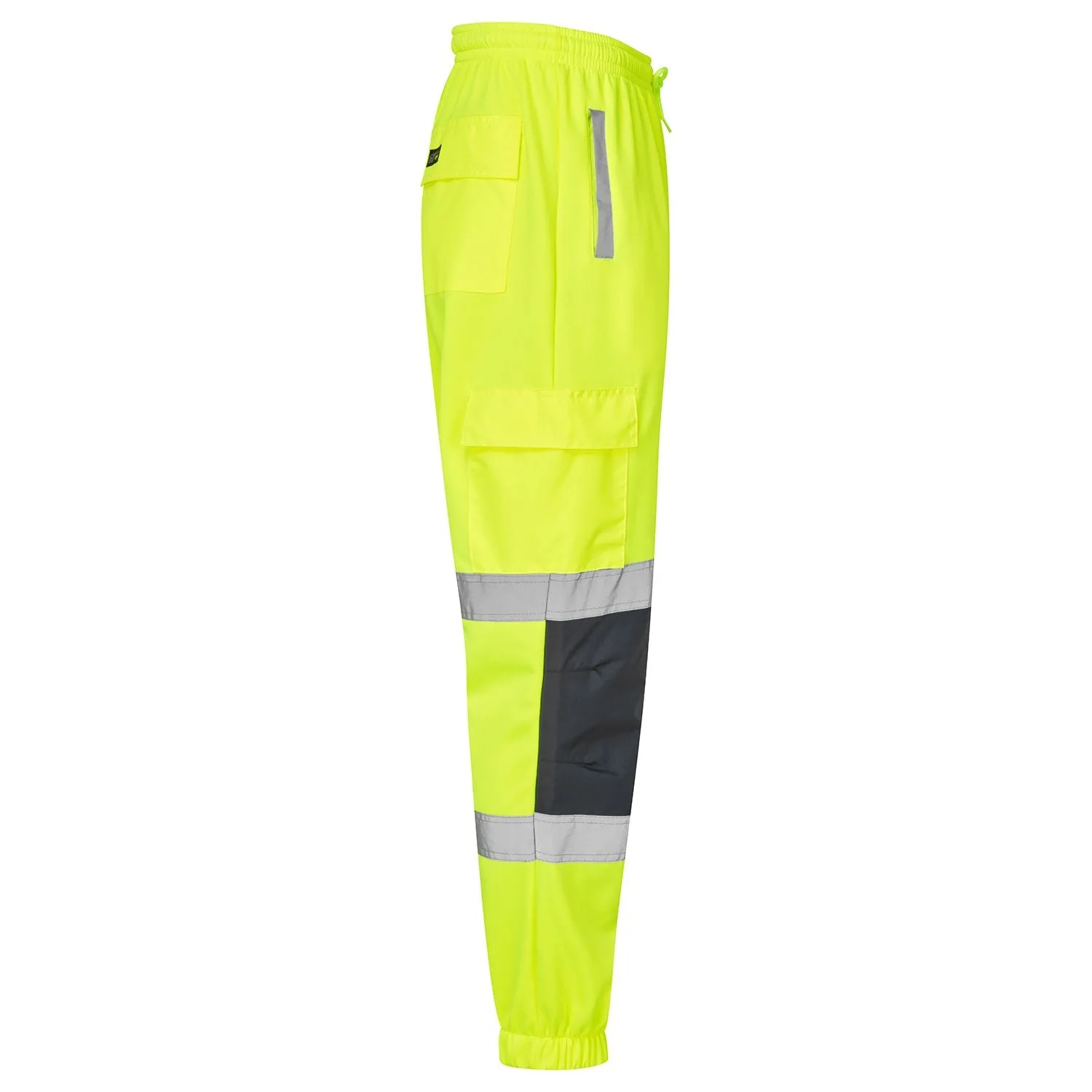 Hi Vis 2 Tone Jogging Bottoms
