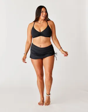 Hoku Swim Skirt - Black