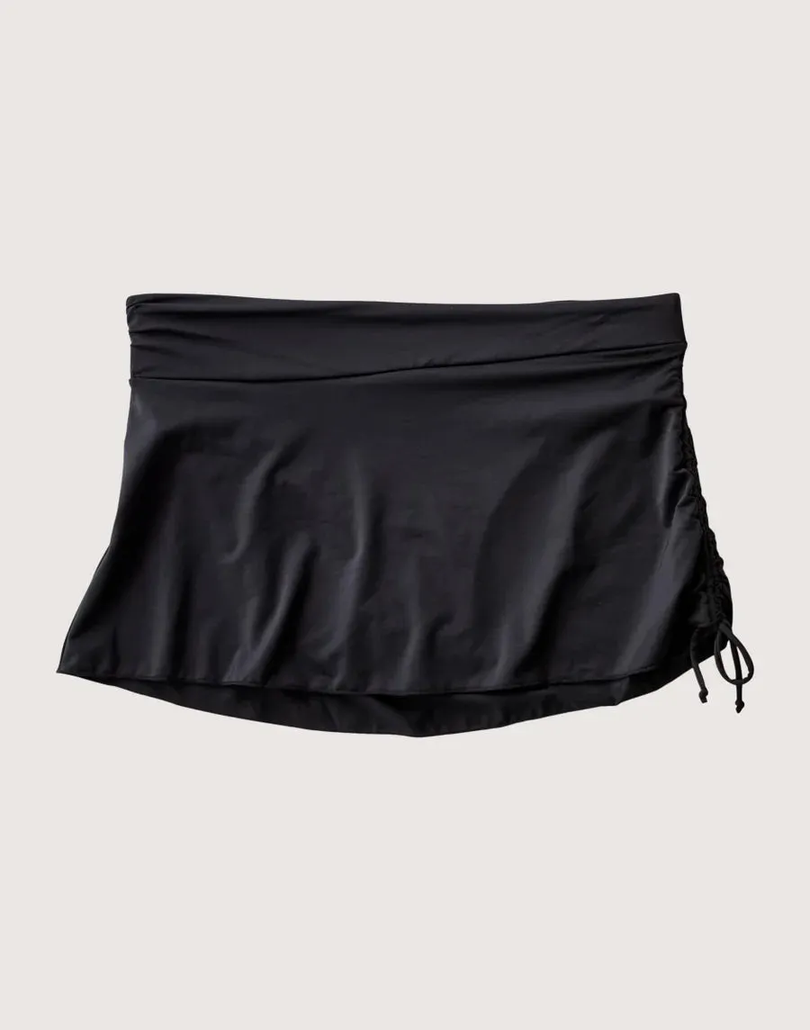 Hoku Swim Skirt - Black