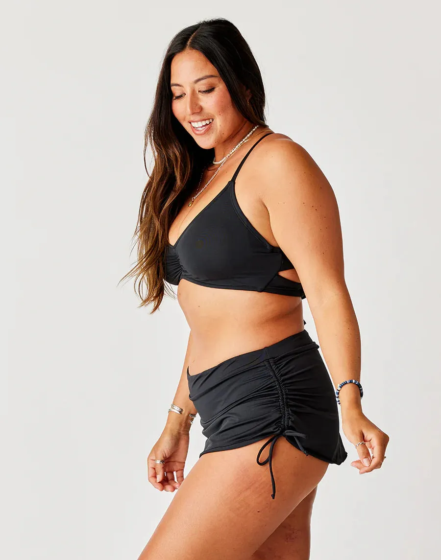Hoku Swim Skirt - Black
