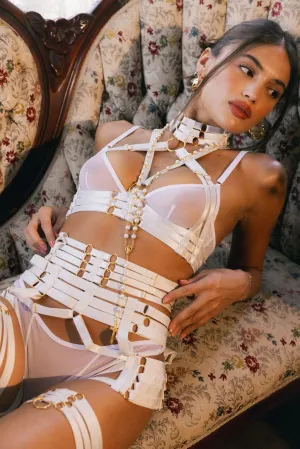 Inessa White Harness Top